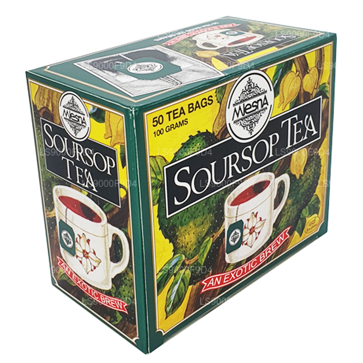 Mlesna Soursop Tea „An Exotic Brew“, 50 Teebeutel (100 g)