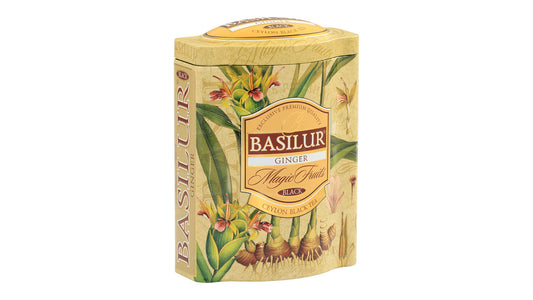 Basilur Pure Ceylon Schwarztee mit Ingwerdose (100 g)