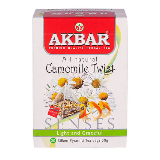 Akbar Camomile Twist Tee (30 g) 20 Teebeutel