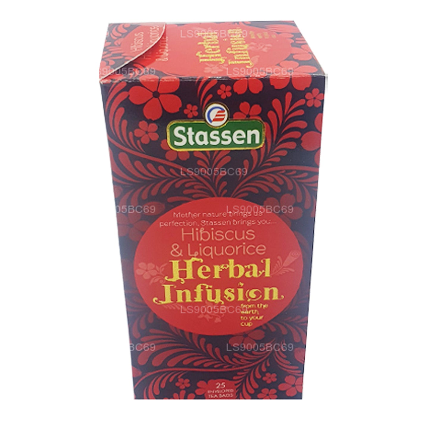 Stassen Hibiskus- und Lakritz-Kräutertee (37,5 g), 25 Teebeutel