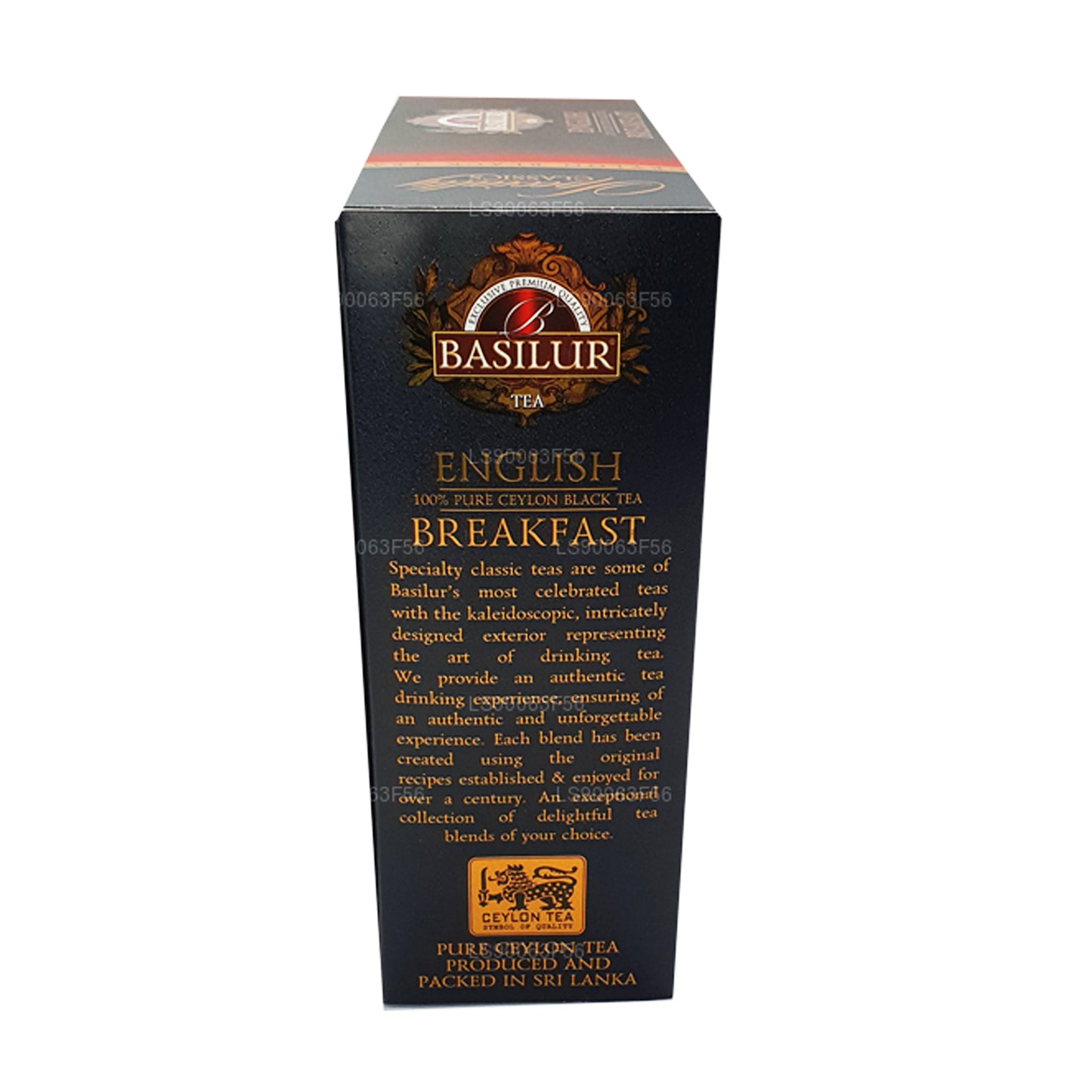 Basilur English Breakfast Pure Ceylon Schwarztee (200 g) 100 Teebeutel