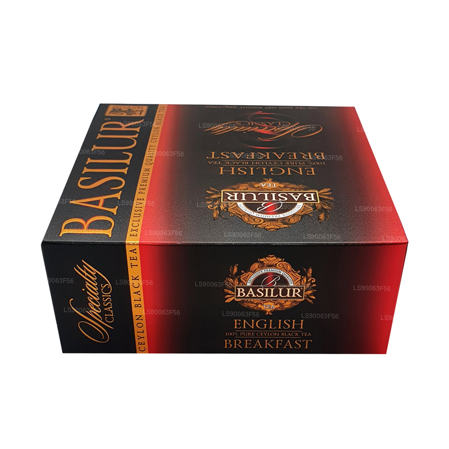 Basilur English Breakfast Pure Ceylon Schwarztee (200 g) 100 Teebeutel