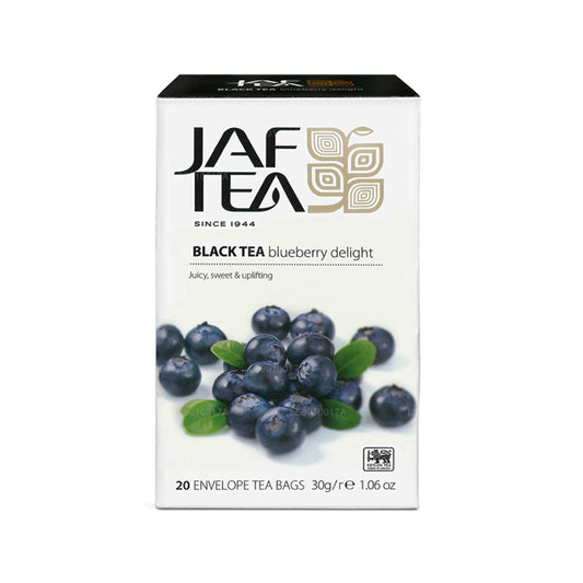 Jaf Tea Pure Fruits Collection Black Tea Blueberry Delight (30 g) 20 Teebeutel