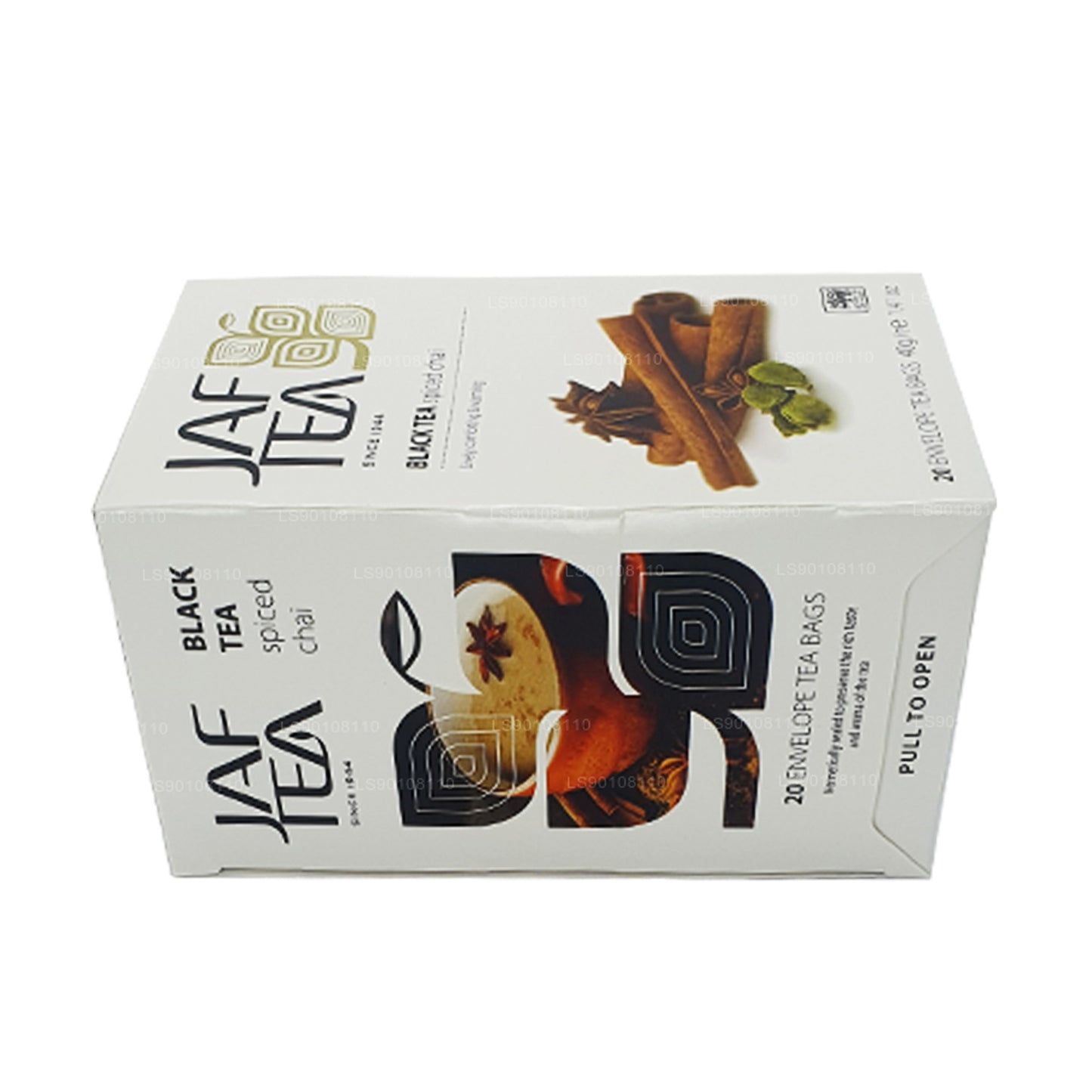 Jaf Tea Pure Spice Collection Schwarzer Tee Gewürzter Chai (40 g) 20 Teebeutel