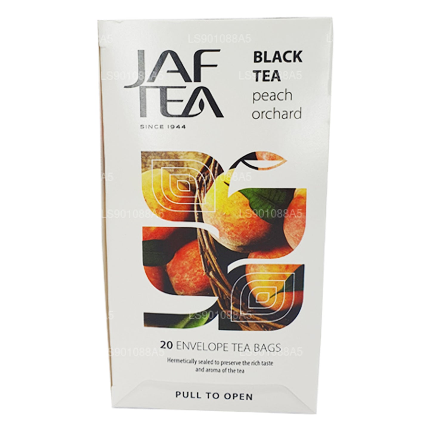 Jaf Tea Pure Fruits Collection Black Tea Peach Orchard (30 g) 20 Teebeutel