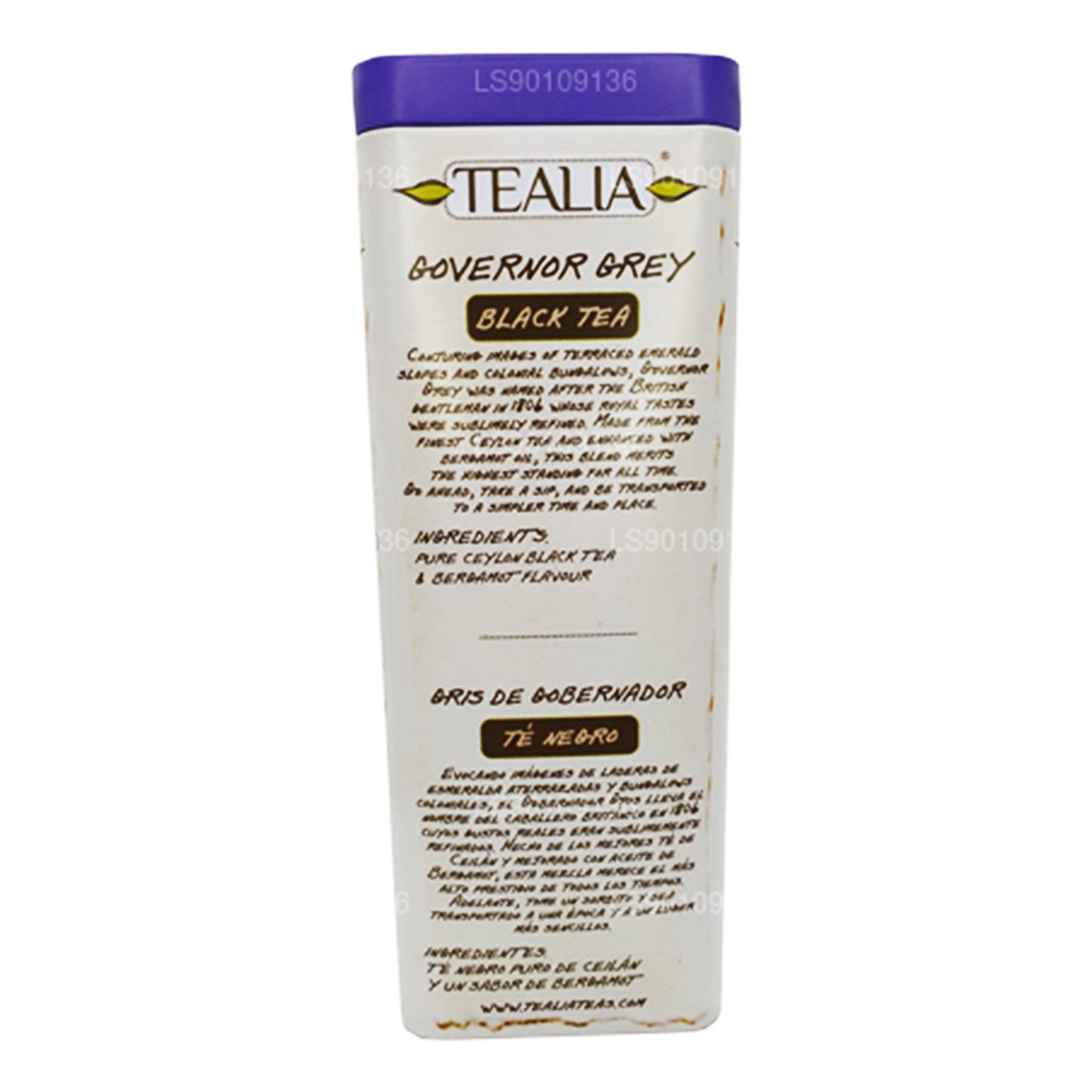 Tealia Govenor Lose Leaf, Grau, 100 g