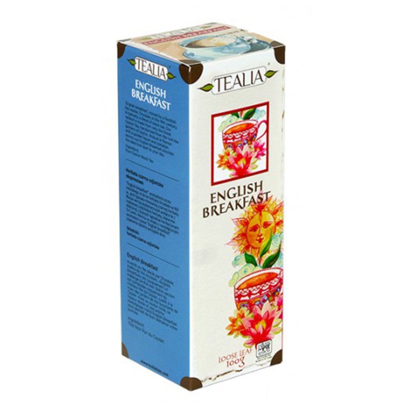 Tealia English Breakfast – Loseblatt-Nachfüllpackung (100 g)