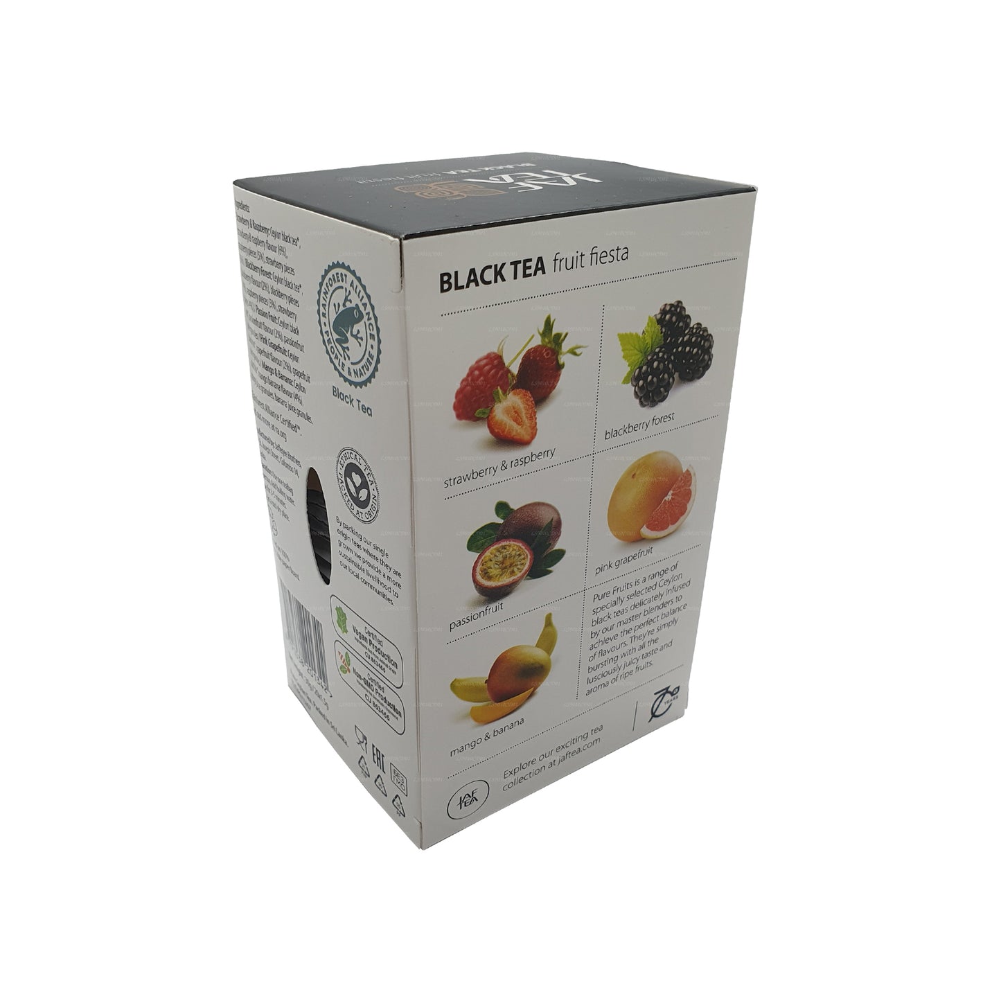 Jaf Tea Pure Fruits Collection Schwarzer Tee Fruit Fiesta (30 g) 20 Teebeutel