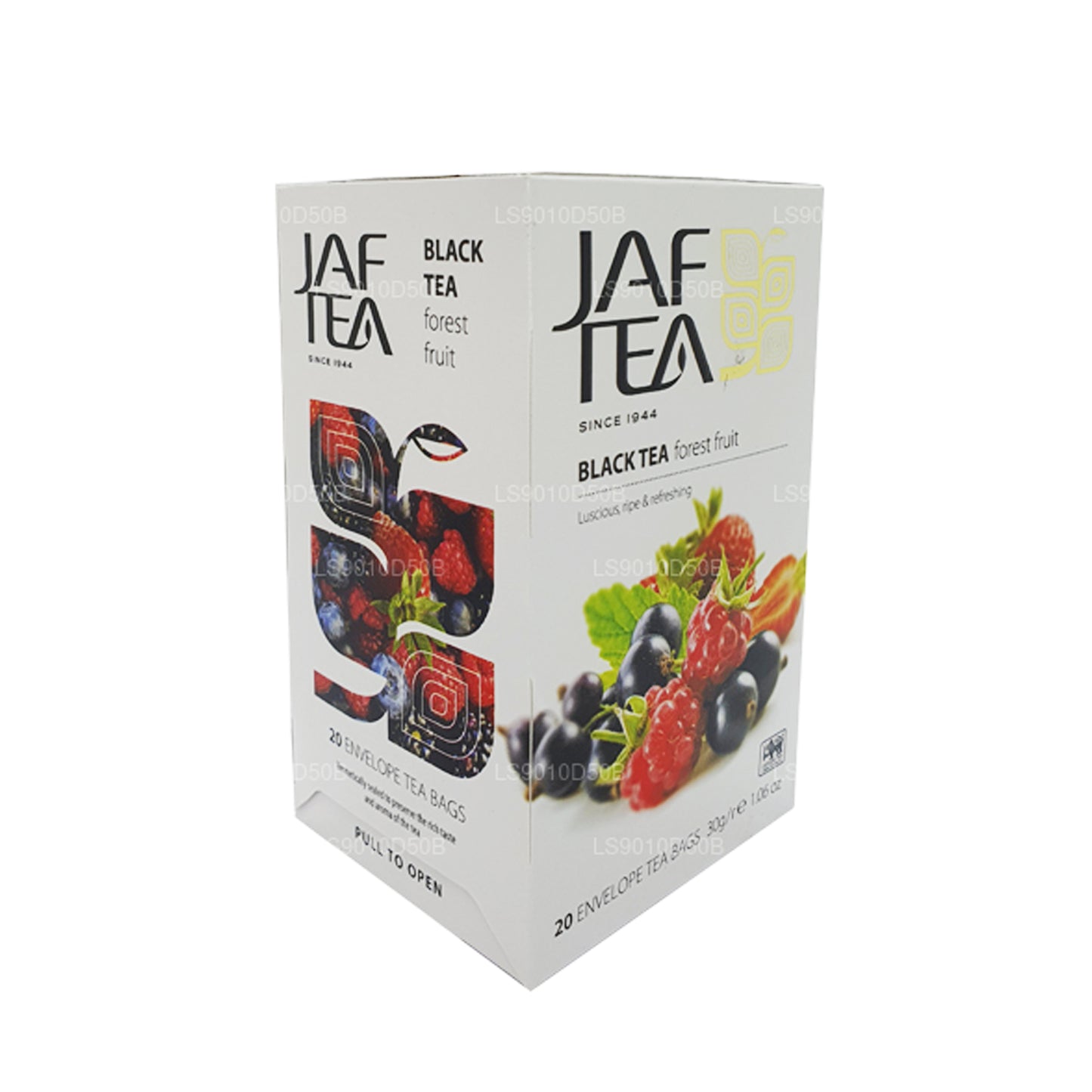 Jaf Tea Pure Fruits Collection Schwarztee Waldfrucht (30 g) 20 Teebeutel