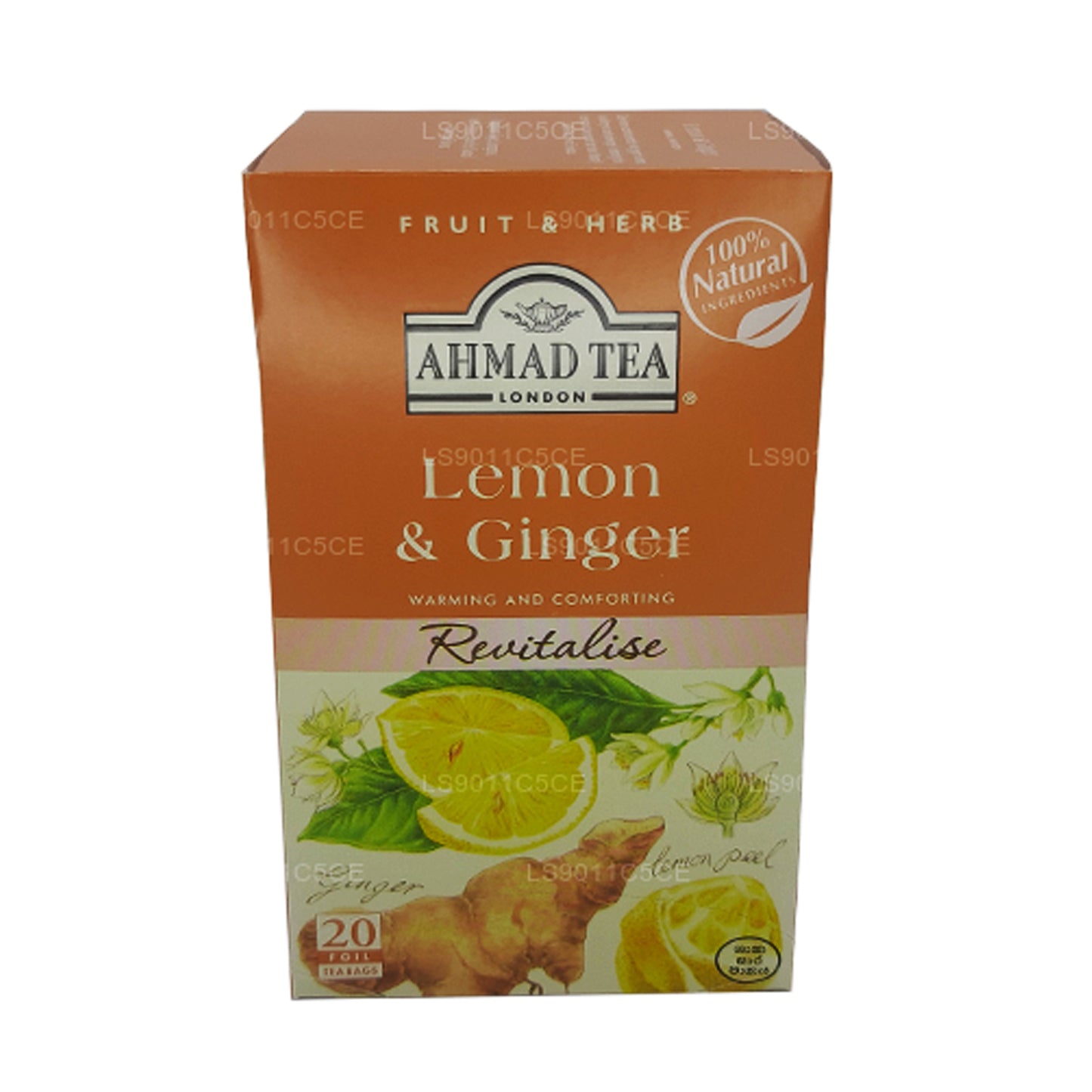 Ahmad Lemon & Ginger 20 Folienteebeutel (40 g)