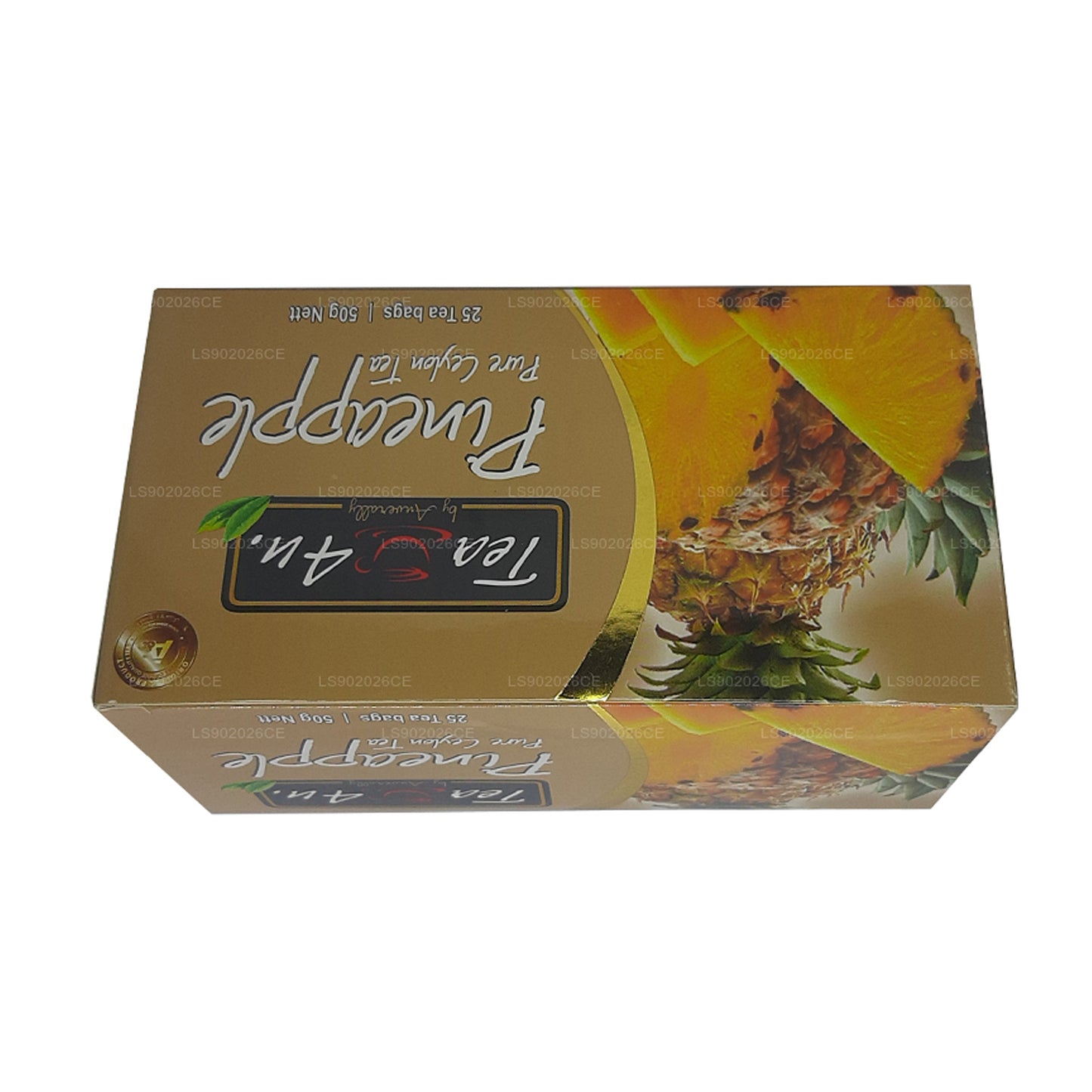 Tea4U Ananas reiner Ceylon-Tee (50 g), 25 Teebeutel