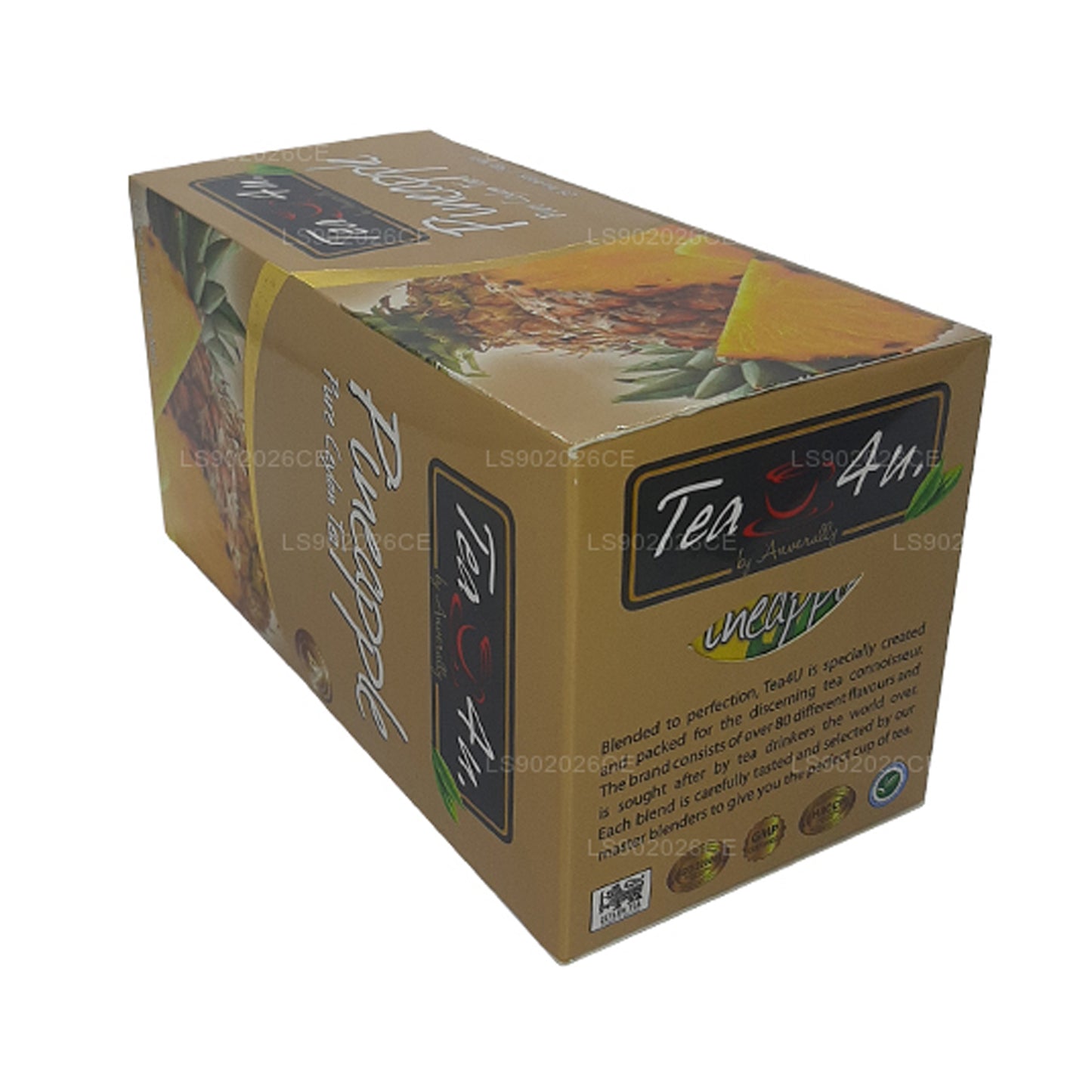 Tea4U Ananas reiner Ceylon-Tee (50 g), 25 Teebeutel