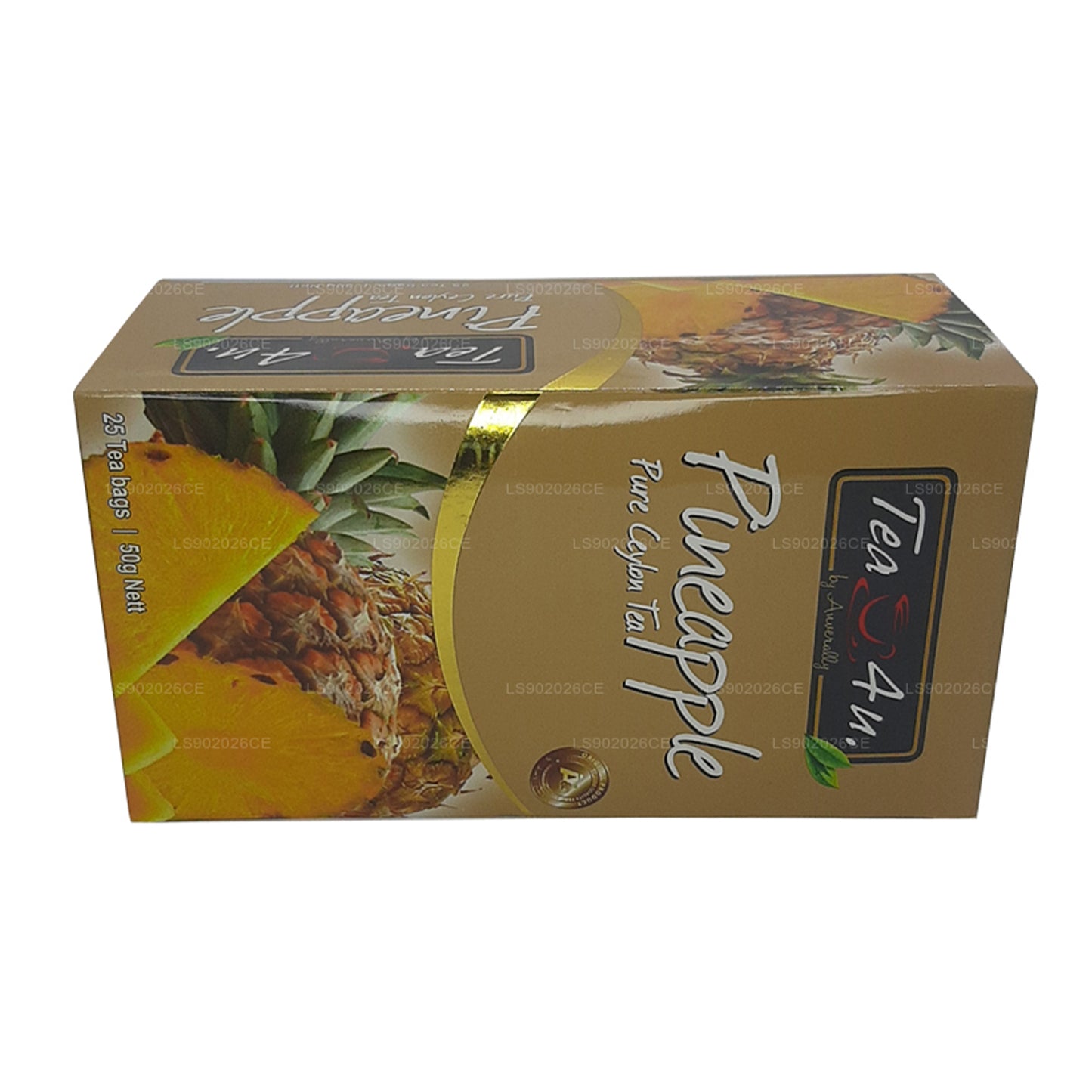 Tea4U Ananas reiner Ceylon-Tee (50 g), 25 Teebeutel