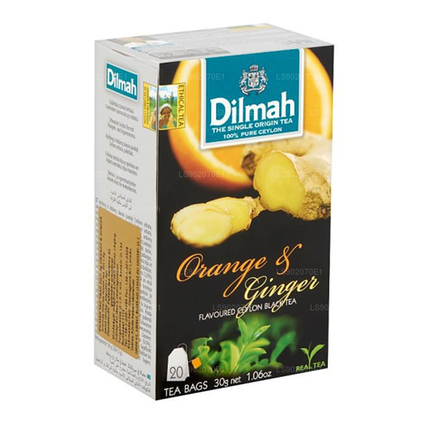 Dilmah Tee mit Orangen- und Ingwergeschmack (30 g) 20 Teebeutel