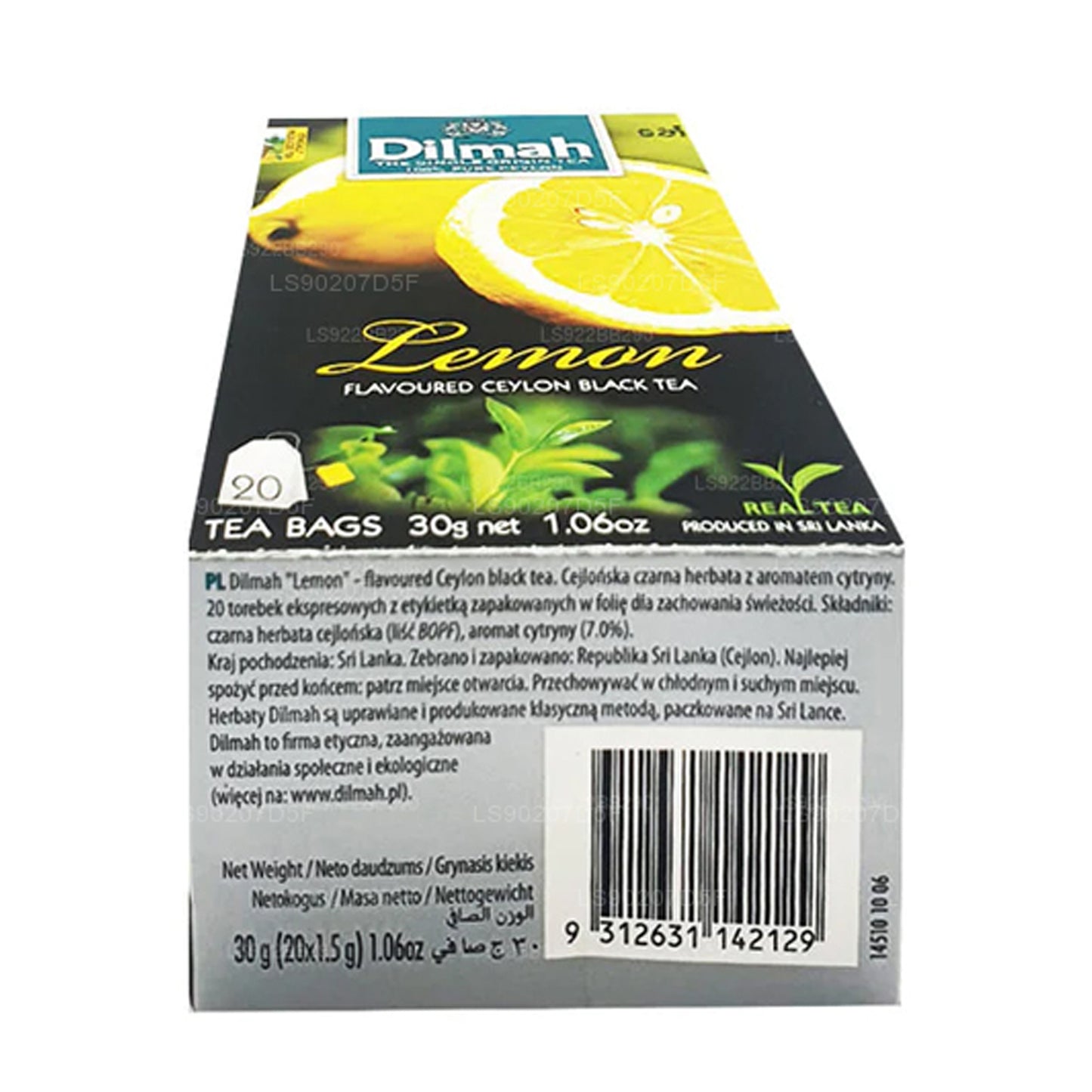 Dilmah Tee mit Zitronengeschmack (30 g) 20 Teebeutel