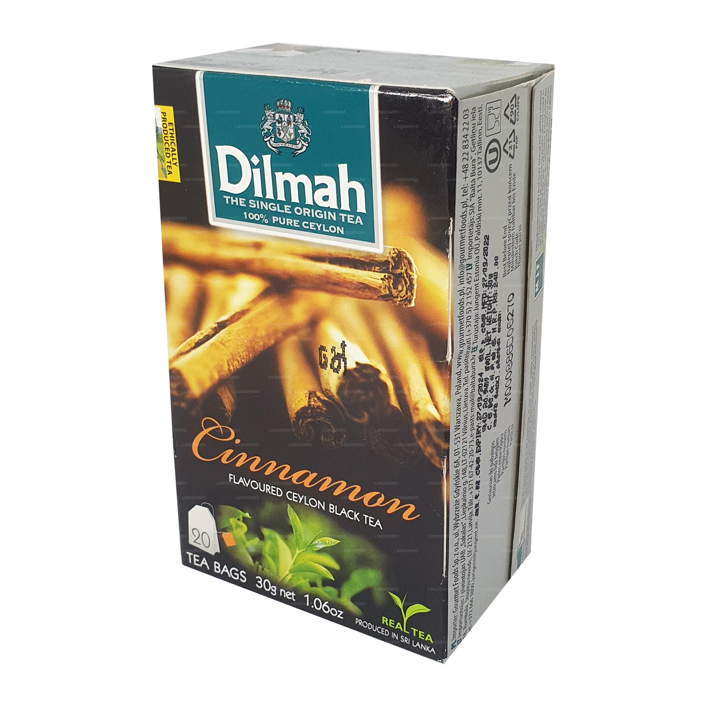 Dilmah Tee mit Karamellgeschmack (40 g) 20 Teebeutel