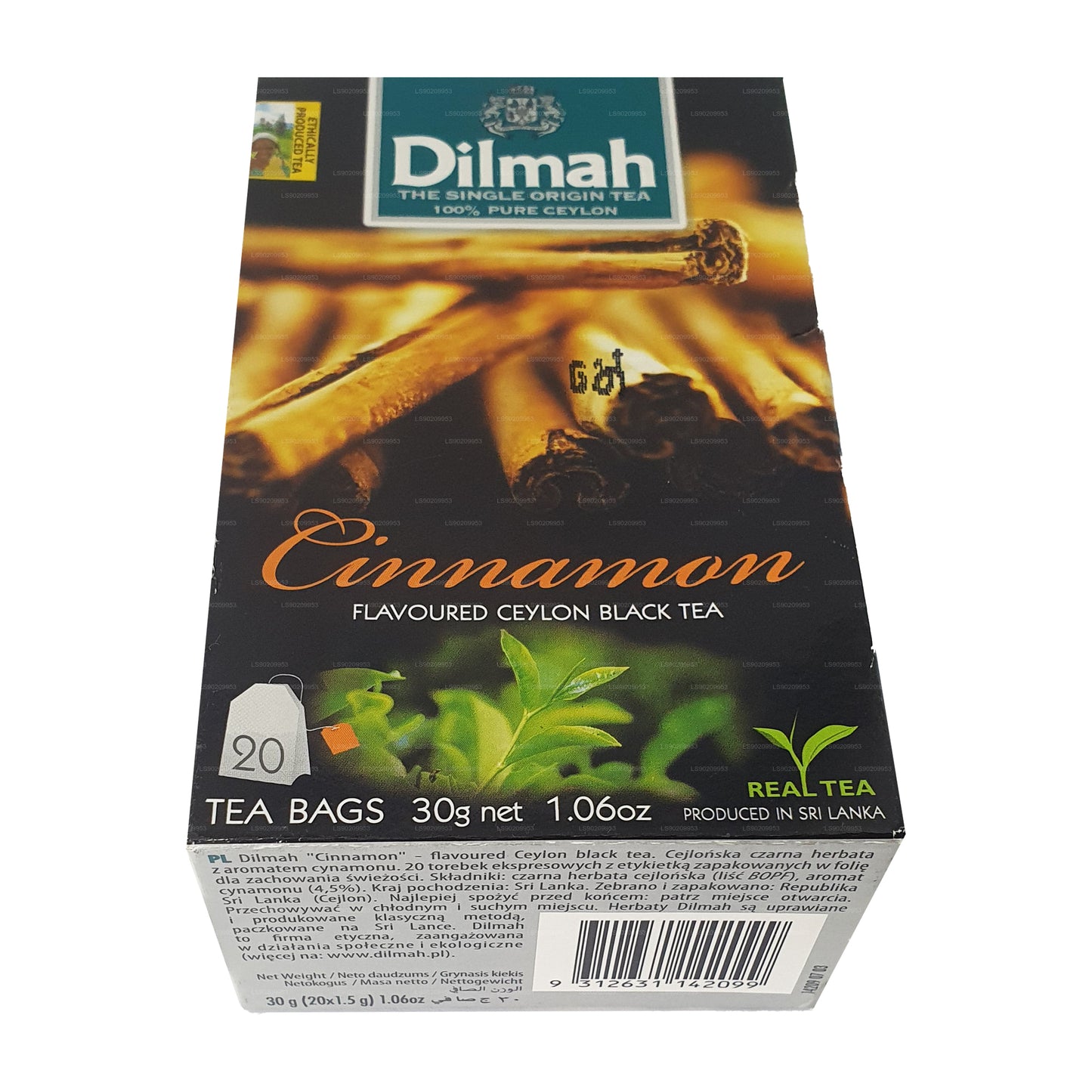 Dilmah Tee mit Karamellgeschmack (40 g) 20 Teebeutel