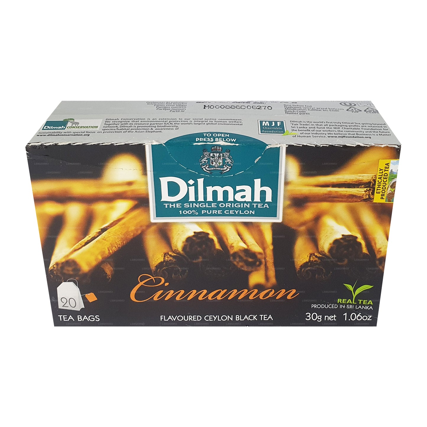 Dilmah Tee mit Karamellgeschmack (40 g) 20 Teebeutel