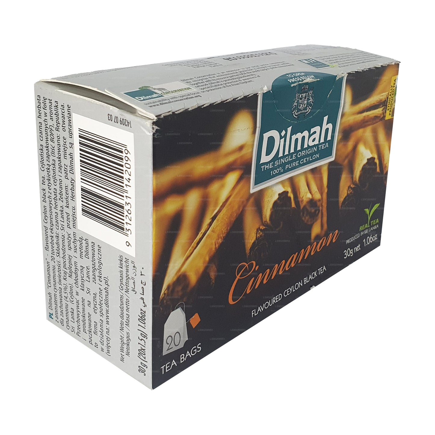 Dilmah Tee mit Karamellgeschmack (40 g) 20 Teebeutel