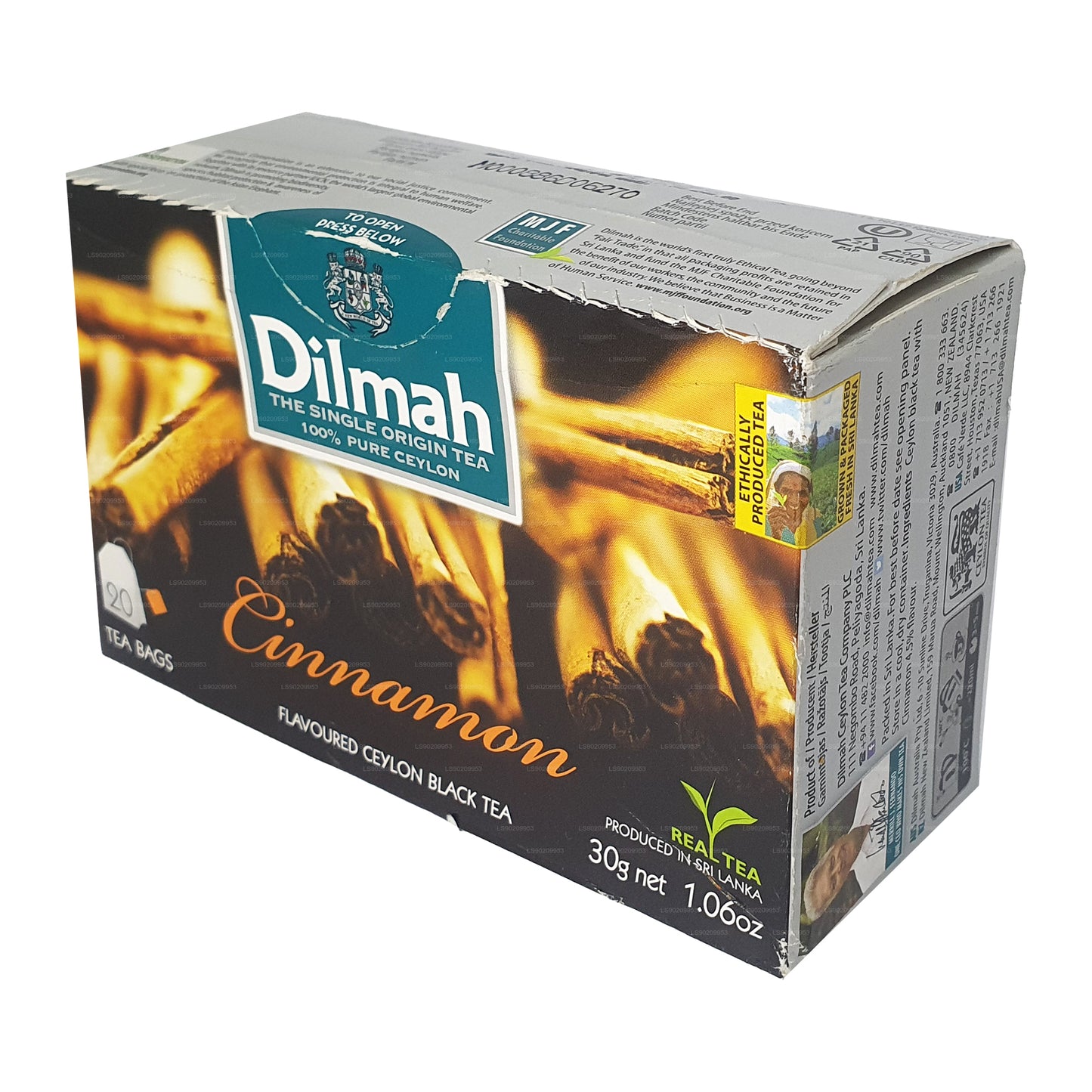 Dilmah Tee mit Karamellgeschmack (40 g) 20 Teebeutel