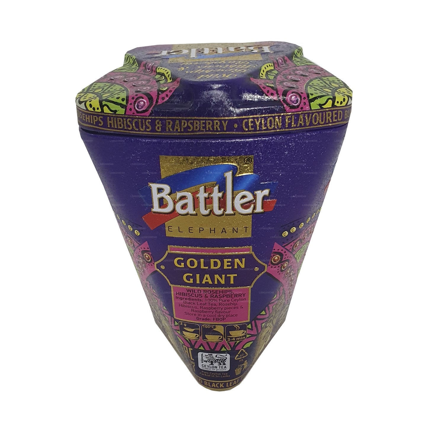 Battler Golden Giant Wild-Hagebutte, Hibiskus und Himbeere (100 g) Dose