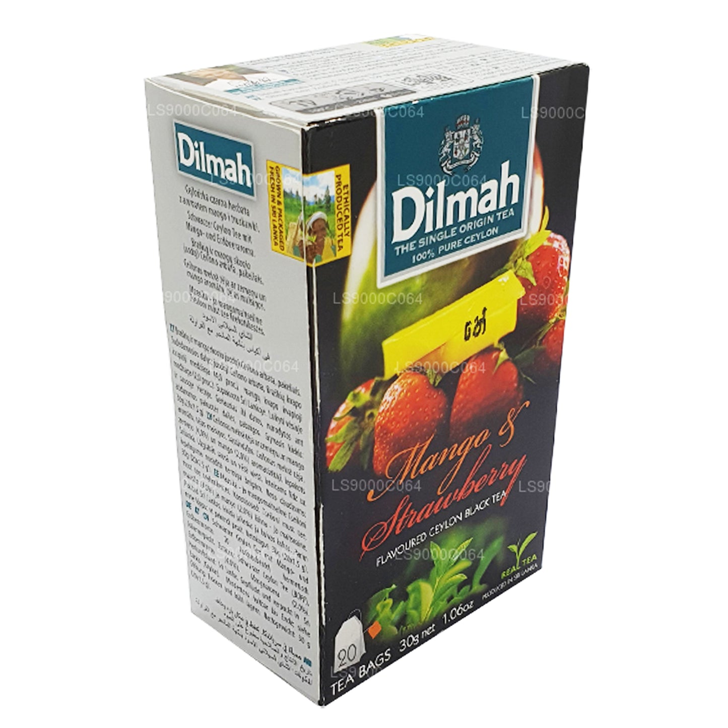 Dilmah Tee mit Mango- und Erdbeergeschmack (30 g) 20 Teebeutel
