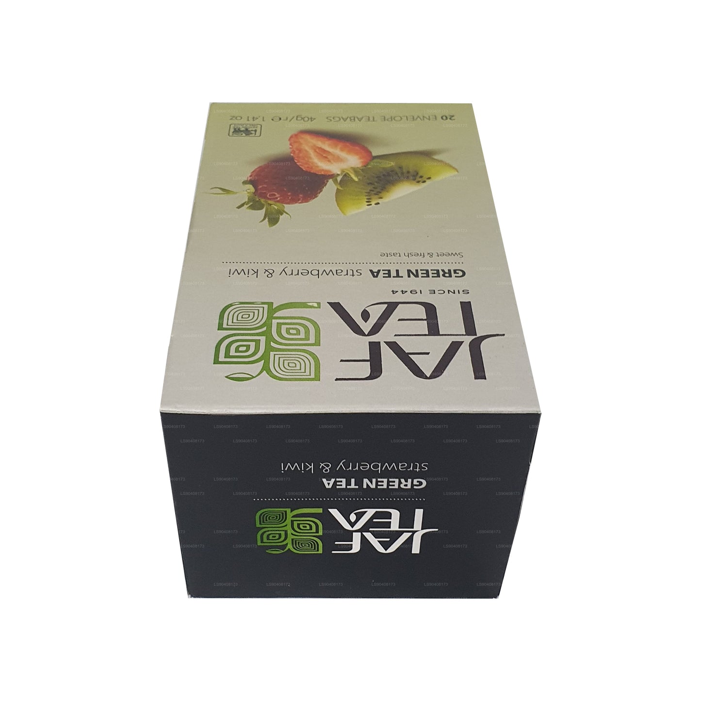 Jaf Tea Pure Green Collection Grüntee Erdbeere und Kiwi (40 g) 20 Teebeutel