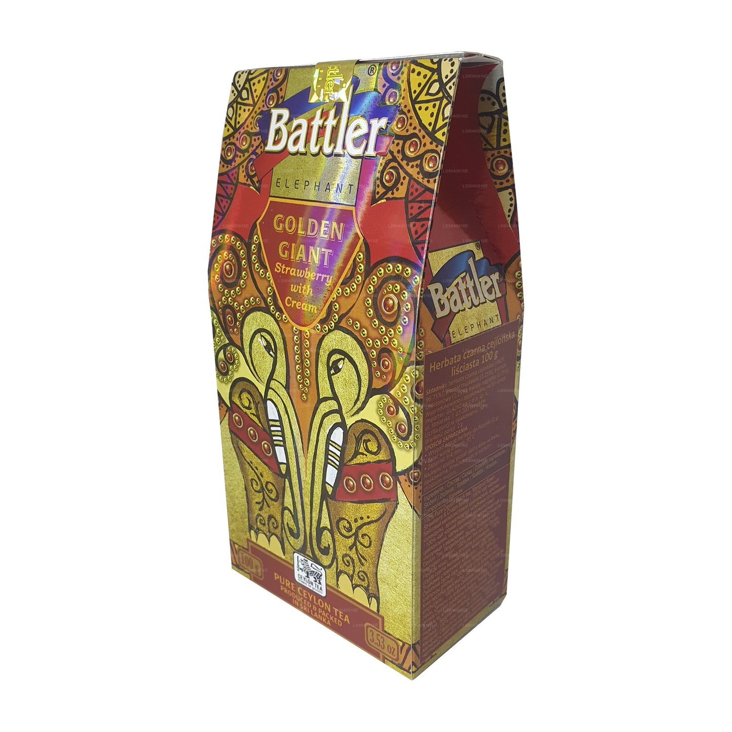 Battler Blechdose mit Erdbeere mit Sahne (100 g)