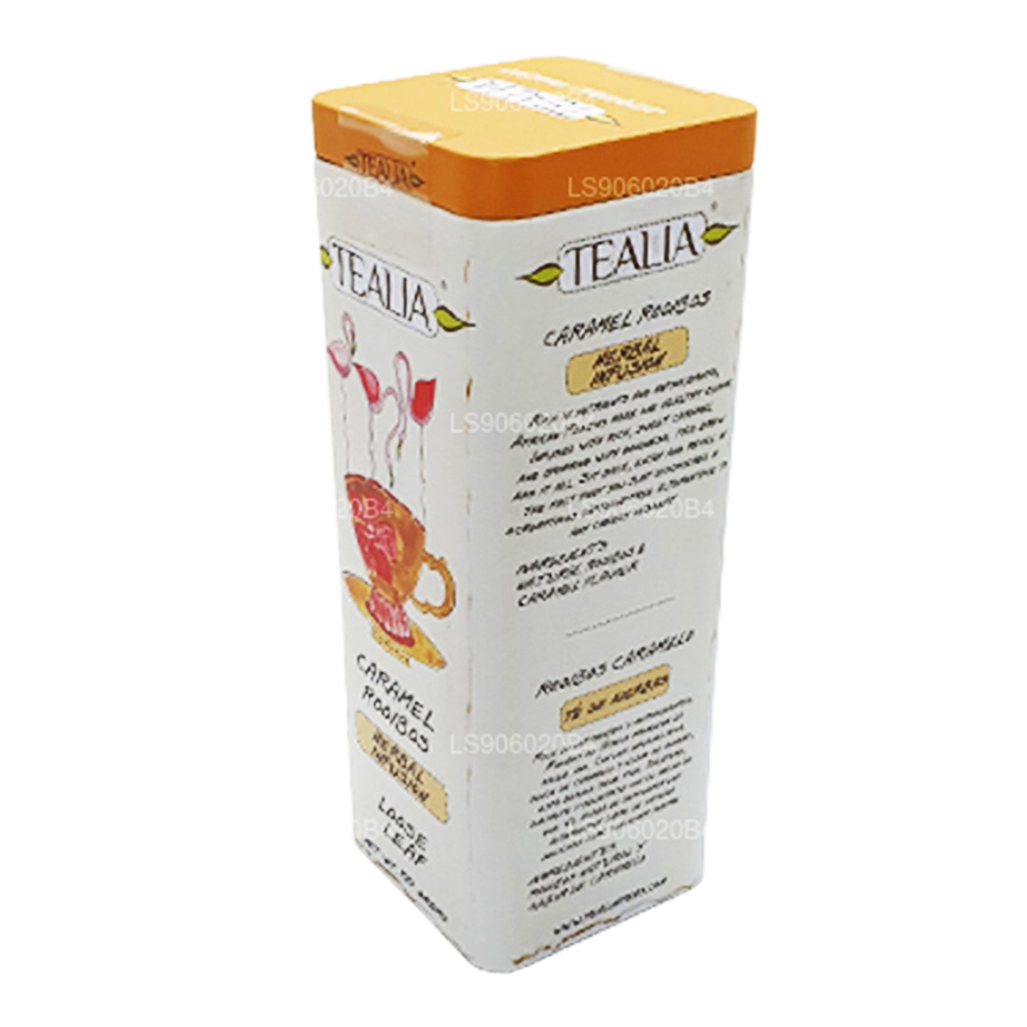 Tealia Karamell-Rooibos-Tee mit losen Blättern (100 g)