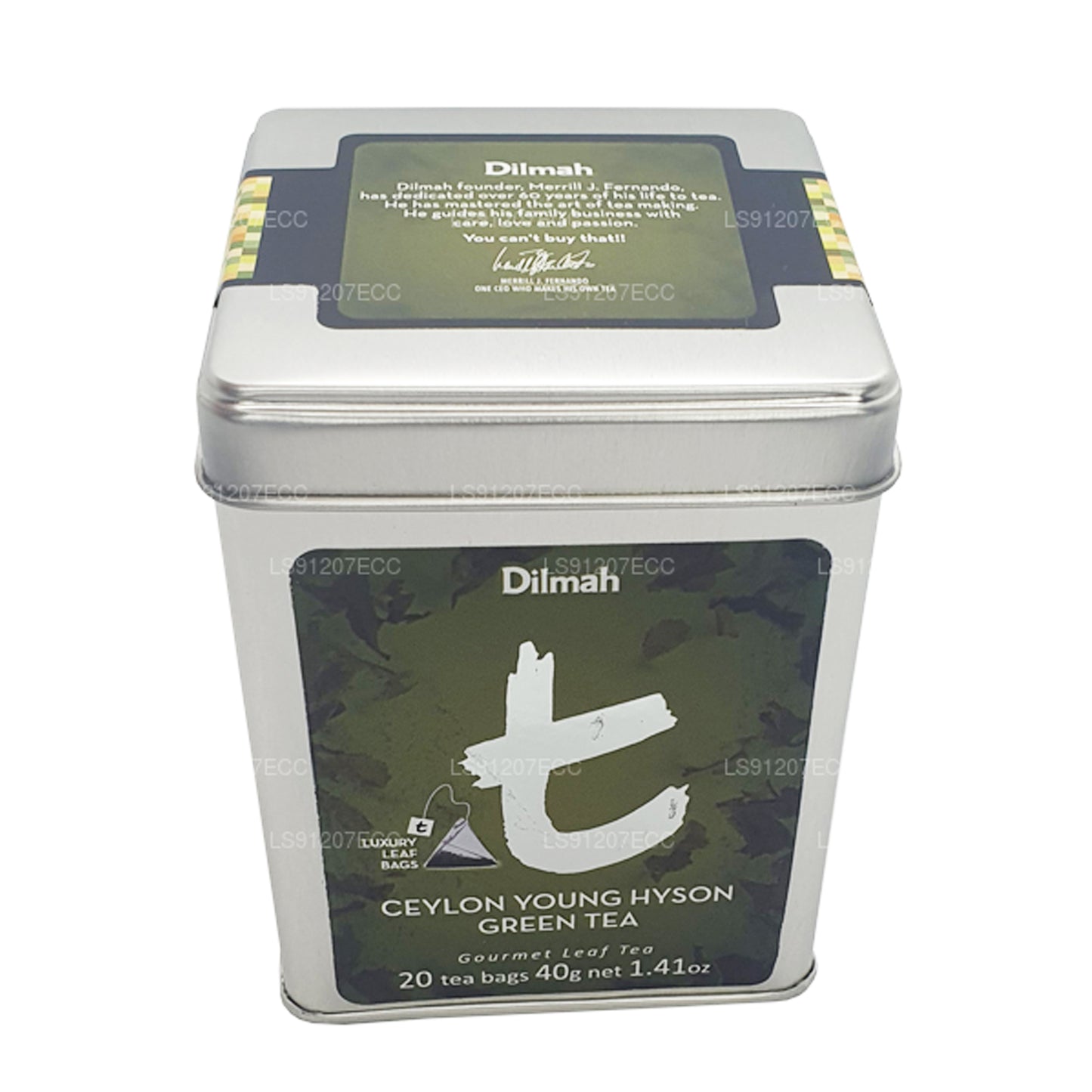 Dilmah T-series Ceylon Young Hyson Grüntee (40 g) 20 Teebeutel