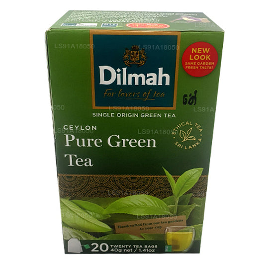 Dilmah Pure Ceylon Grüntee (40 g) 20 Teebeutel