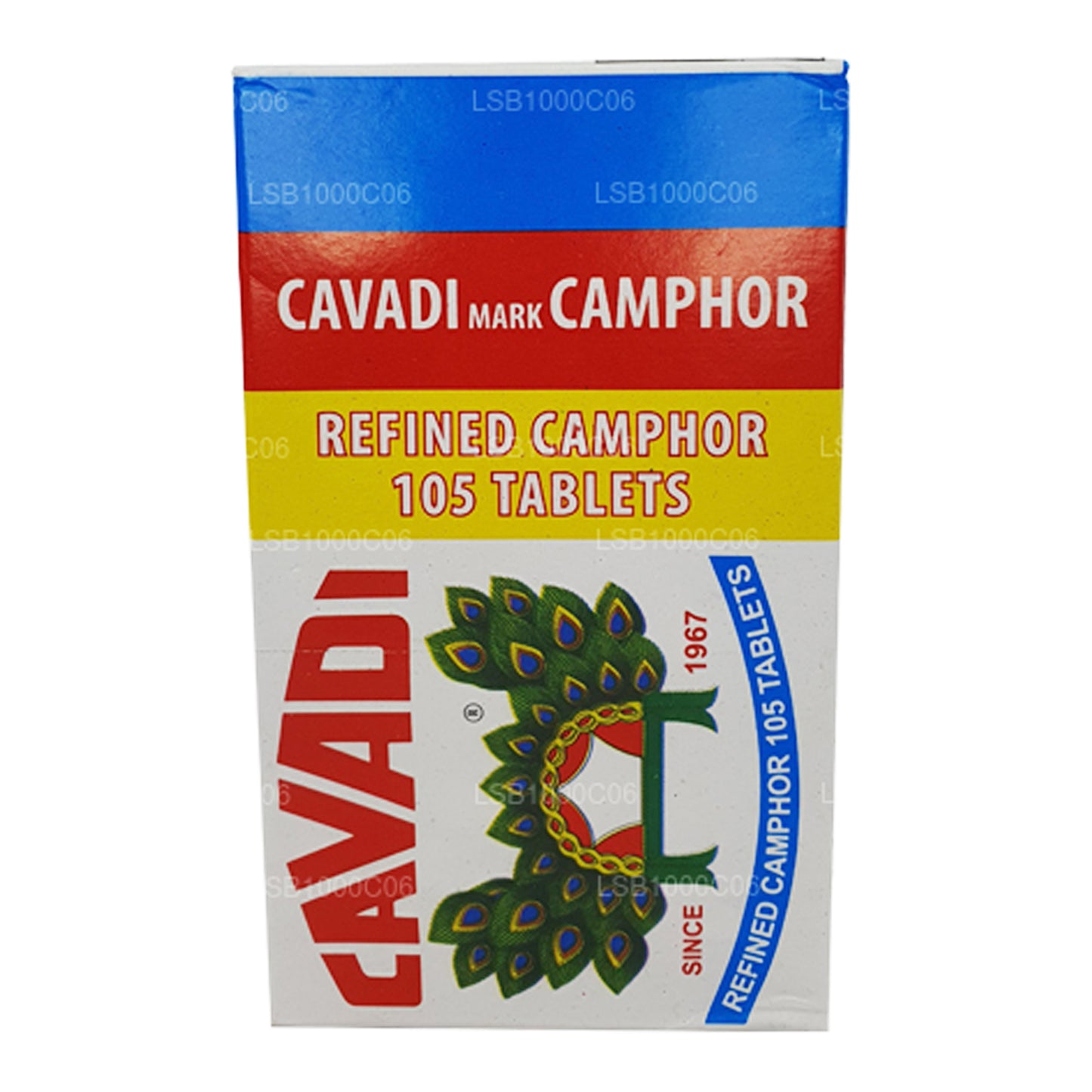 Cavadi Mark Kampfer Raffinierter Kampfer 105 Tabletten