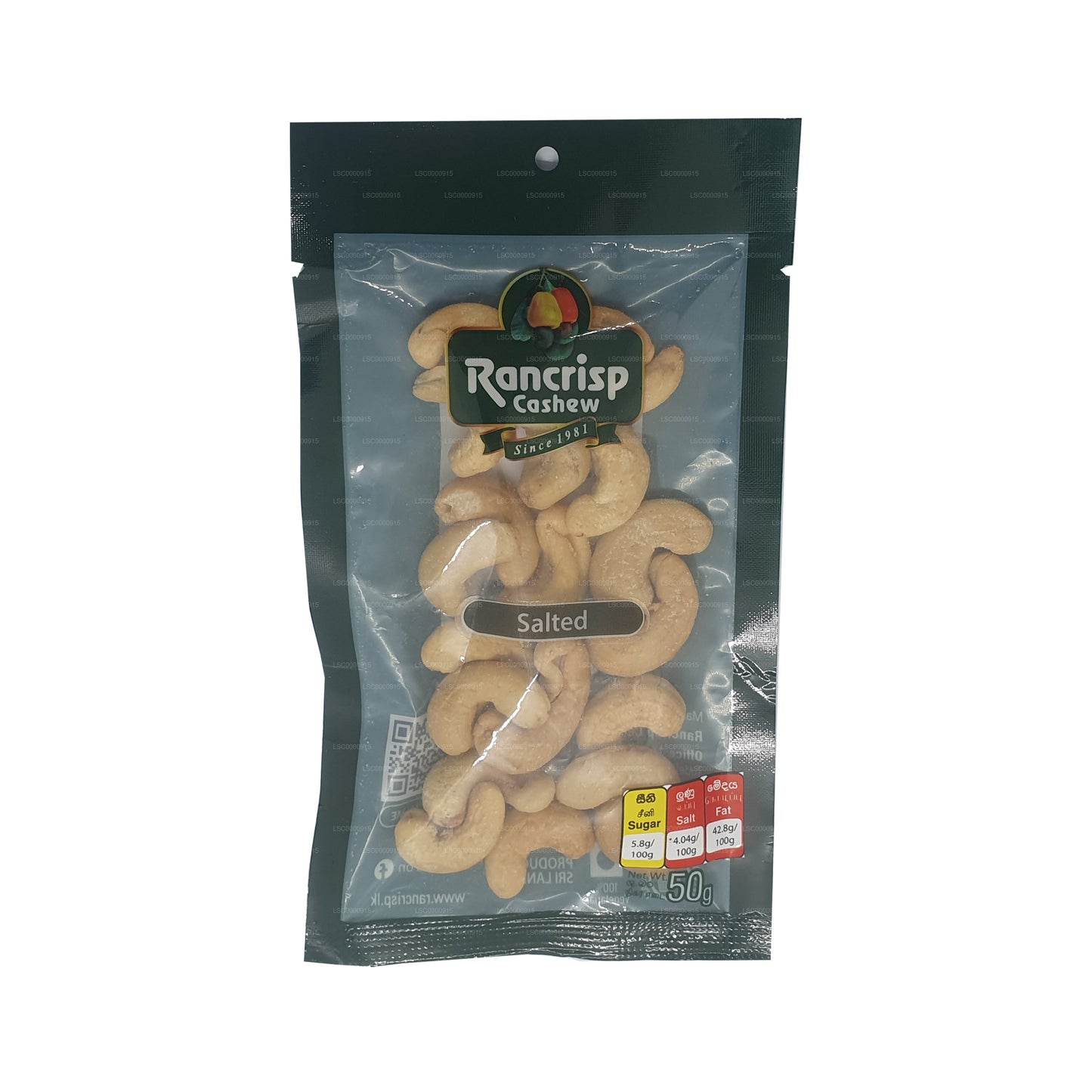 Rancrisp gesalzene Cashewnüsse (100g)