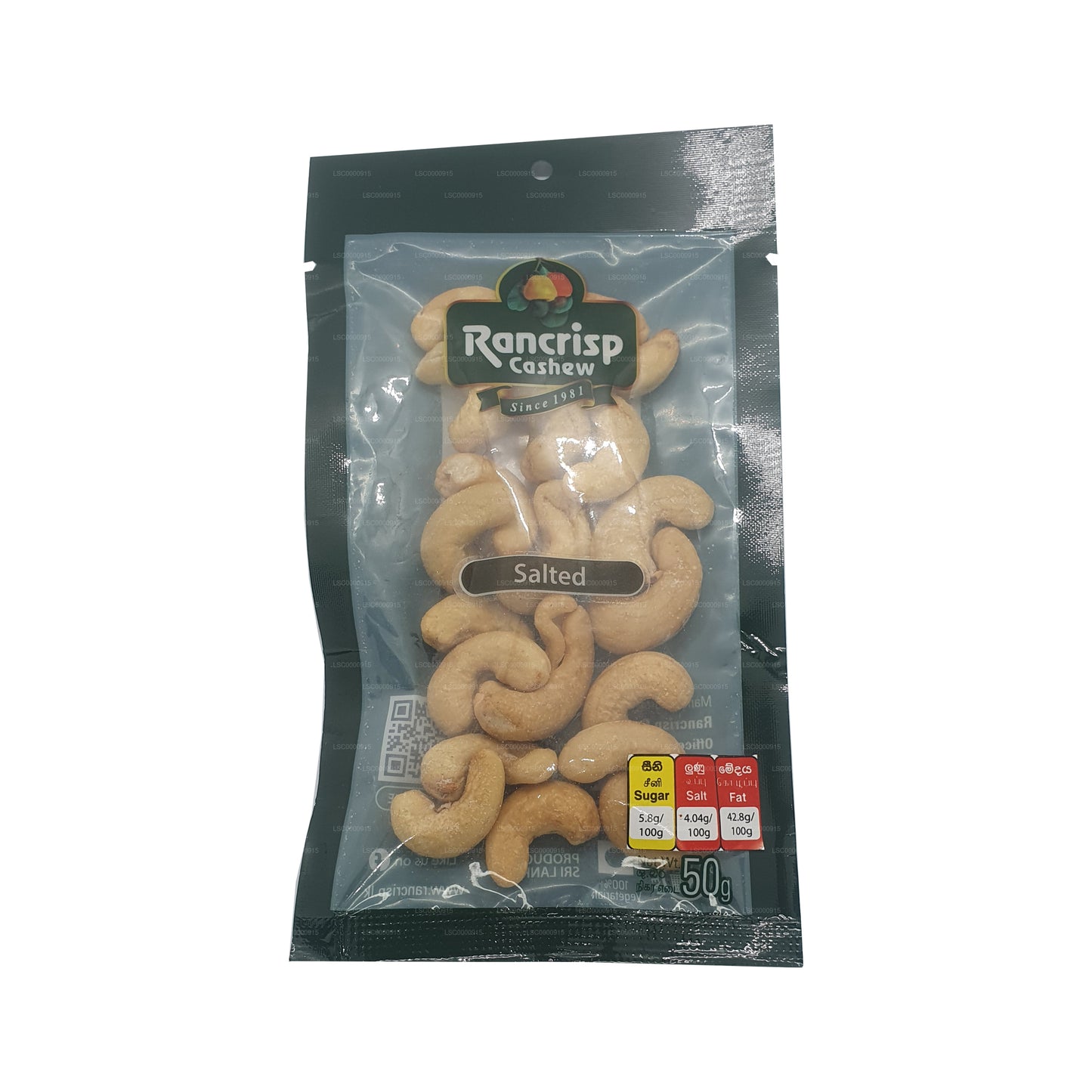 Rancrisp gesalzene Cashewnüsse (100g)