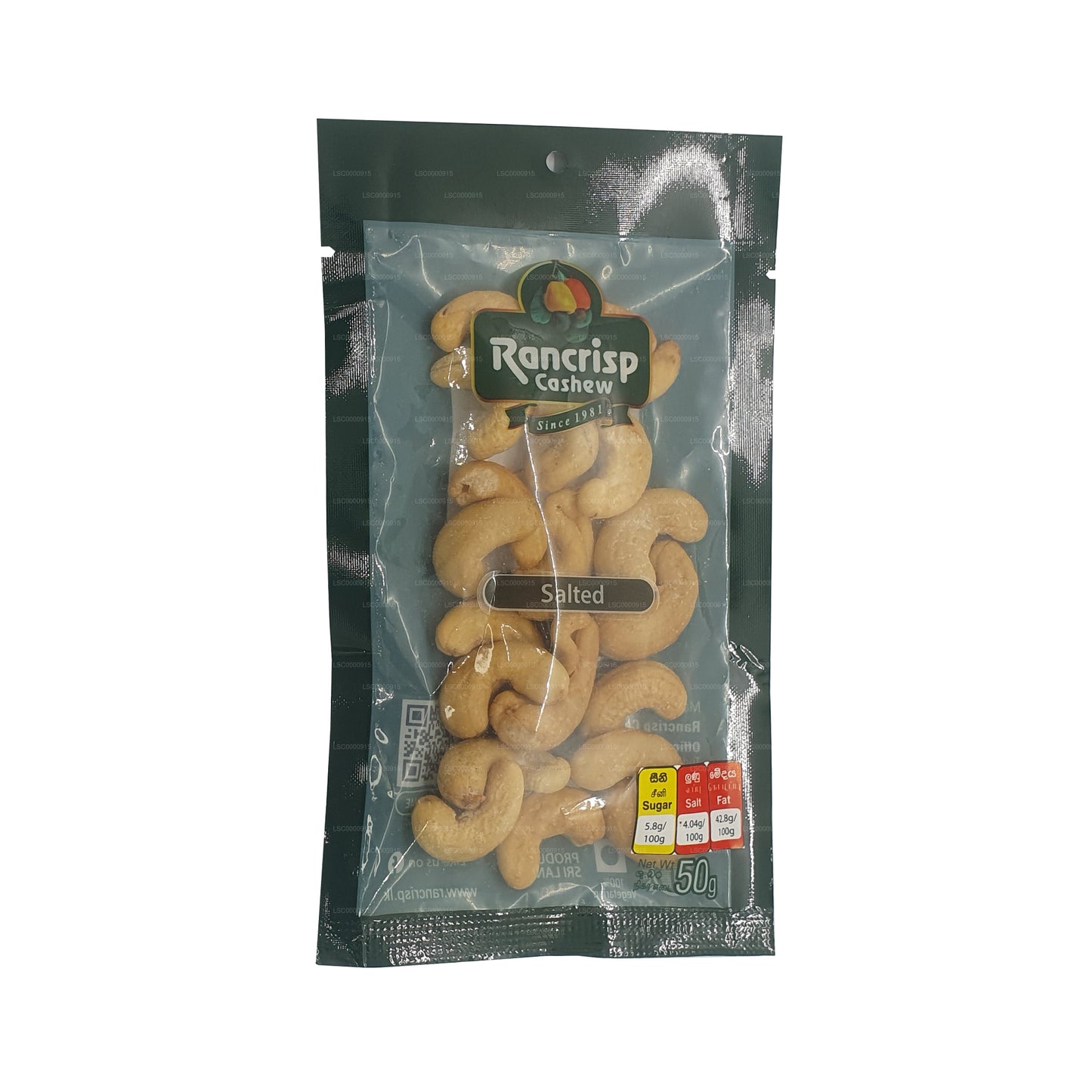 Rancrisp gesalzene Cashewnüsse (100g)