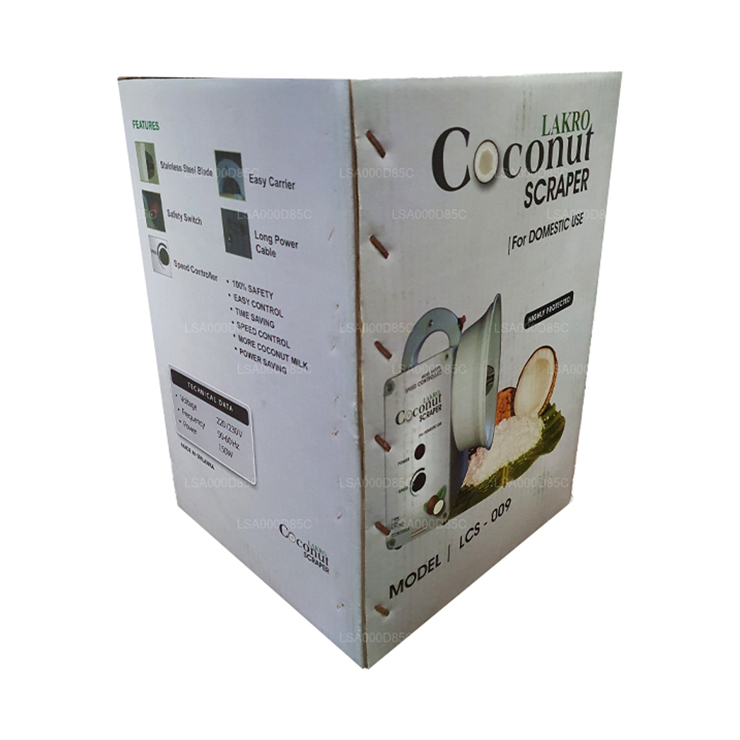 Lakpura Elektrischer Kokosnussschaber für den Inlandsgebrauch (230 V)