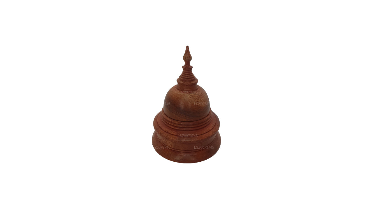 Buddha Stupas Holzfarbe (H-4 Zoll W-3 Zoll)