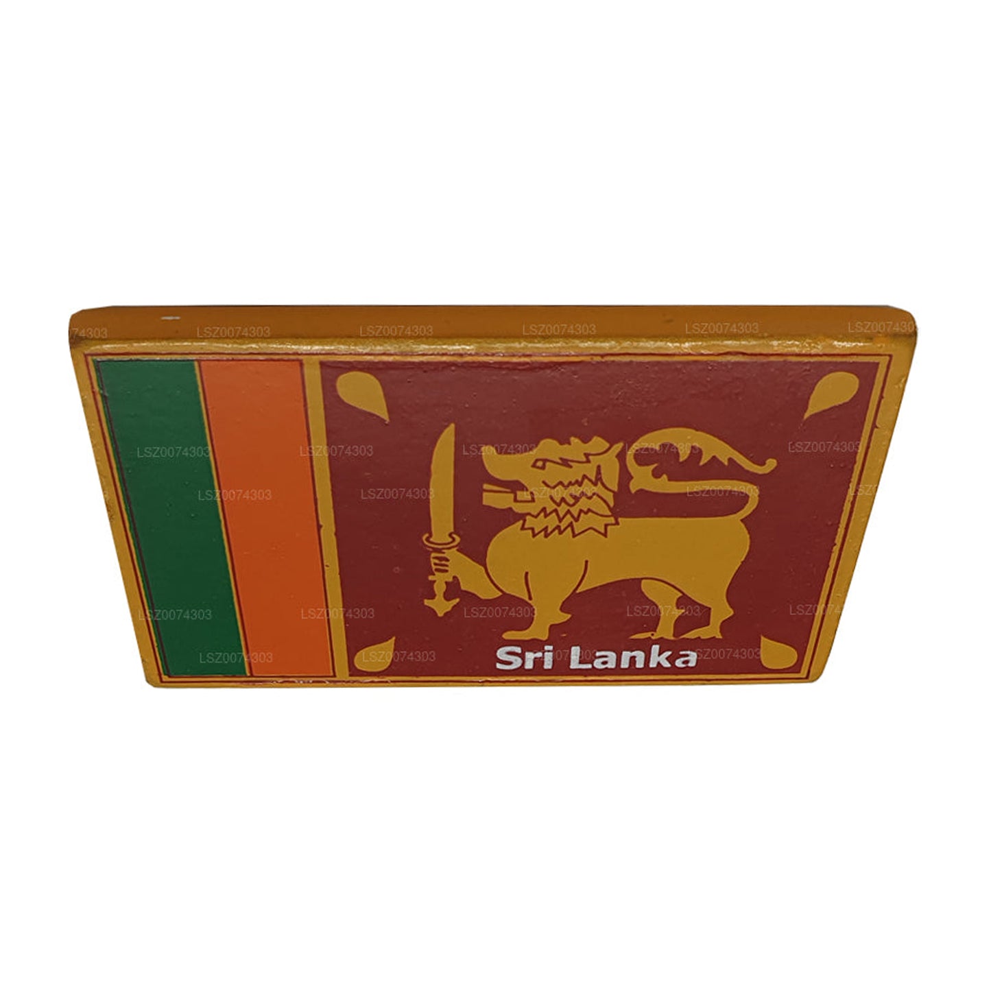 Kühlschrankmagnet mit srilankischer Nationalflagge