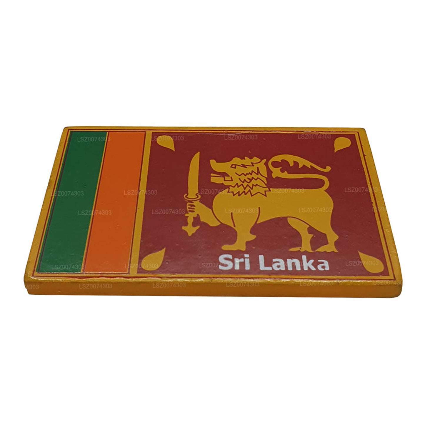 Kühlschrankmagnet mit srilankischer Nationalflagge