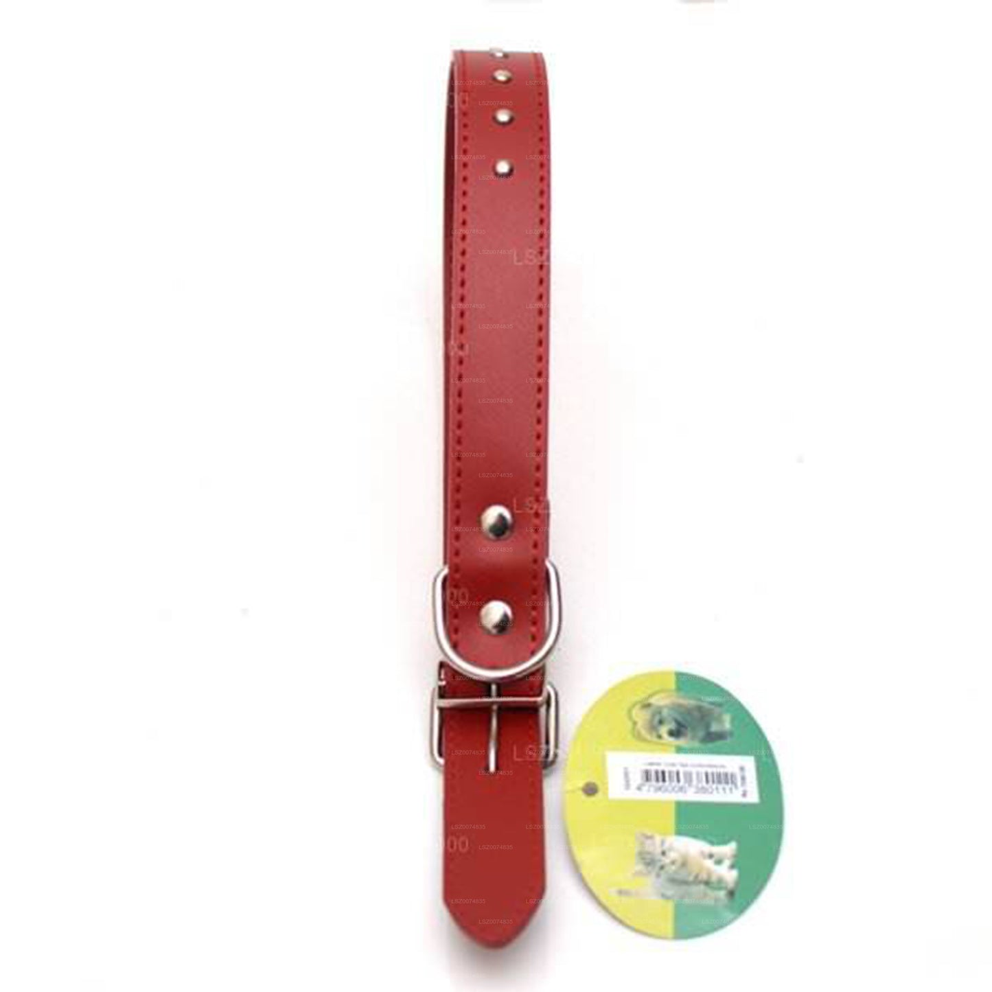 Lederhalsband Rot (2,5 cm x 52 cm)