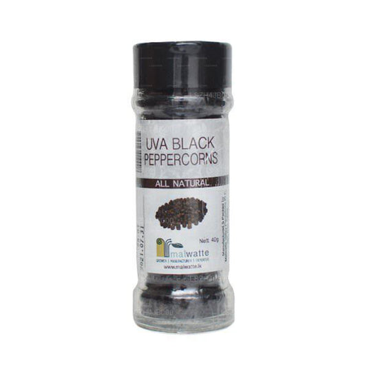 Malwatte Spices Blackpeppercorns Flasche