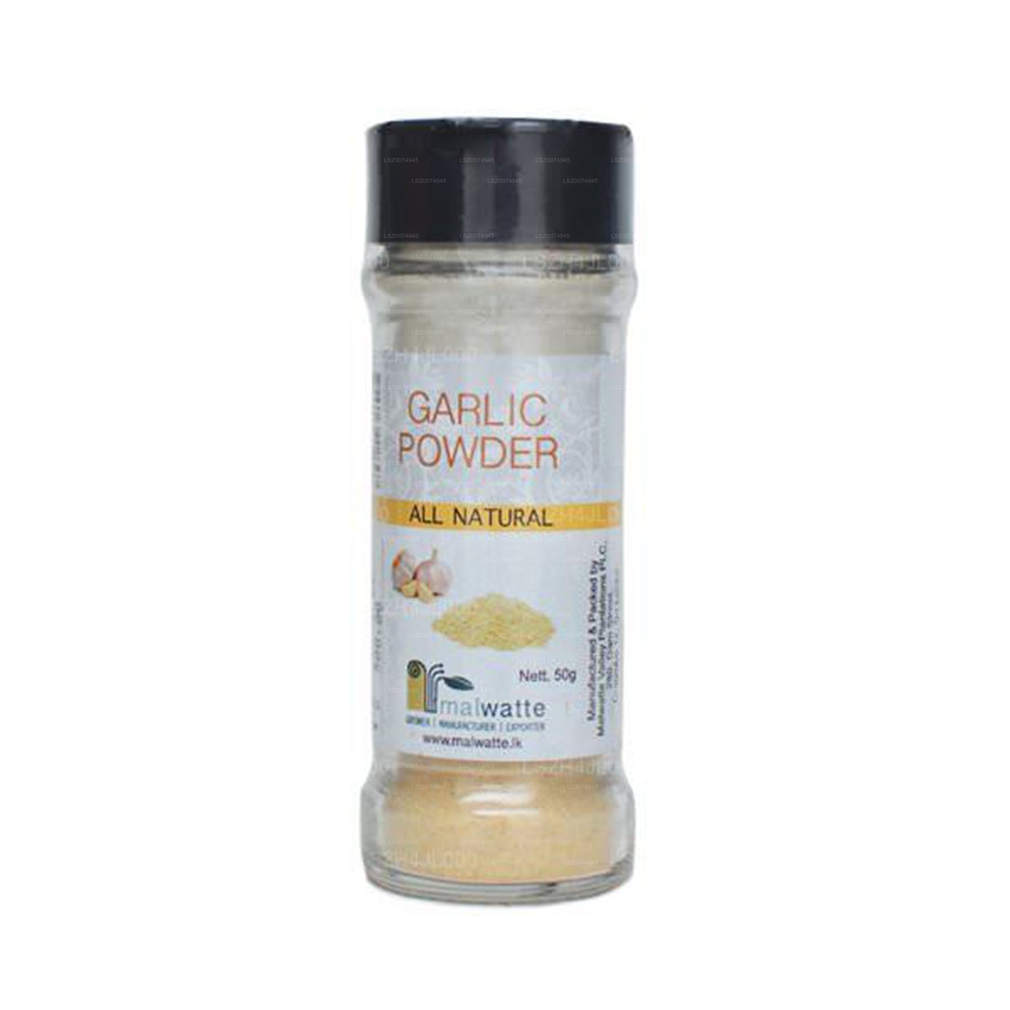 Malwatte Spices Knoblauchpulverflasche