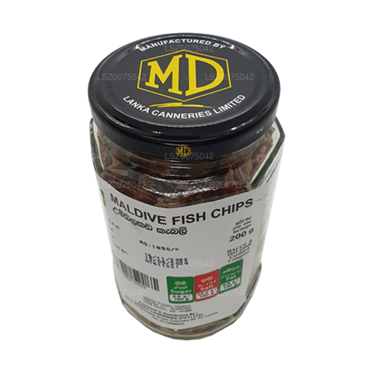 MD Maldive Fish Chips Flasche (200 g)