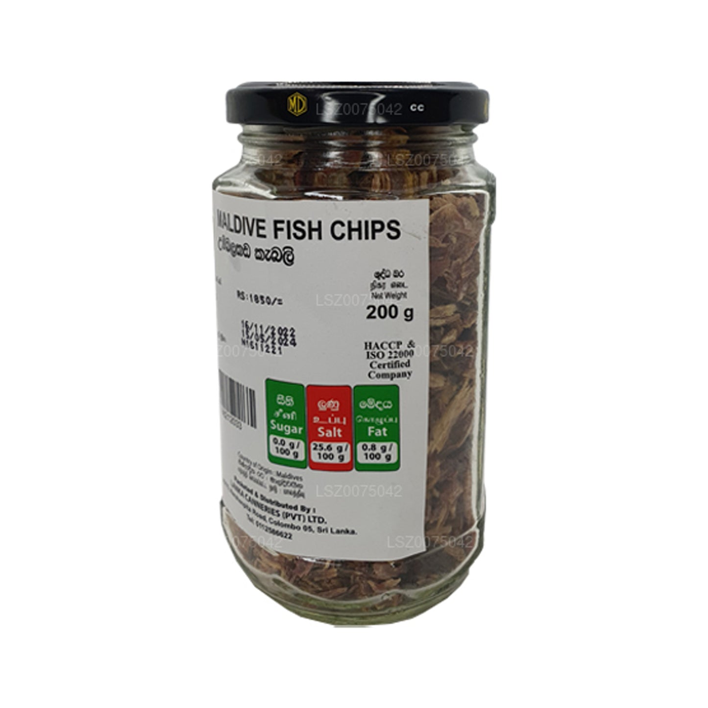MD Maldive Fish Chips Flasche (200 g)