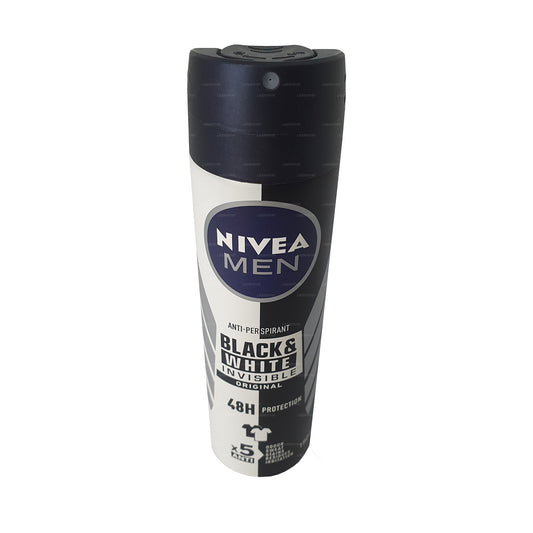 Nivea Invisible Black and White Deospray Herren (250 ml)