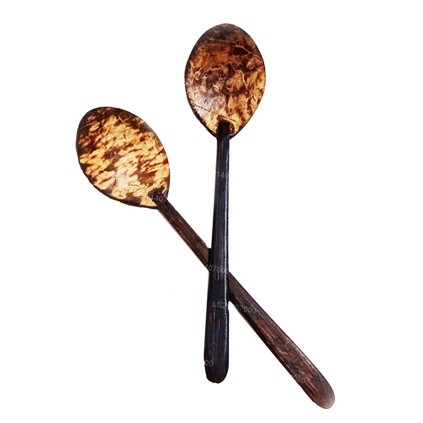 Besteck mit Löffel aus Kokosnussschale (14 cm)
