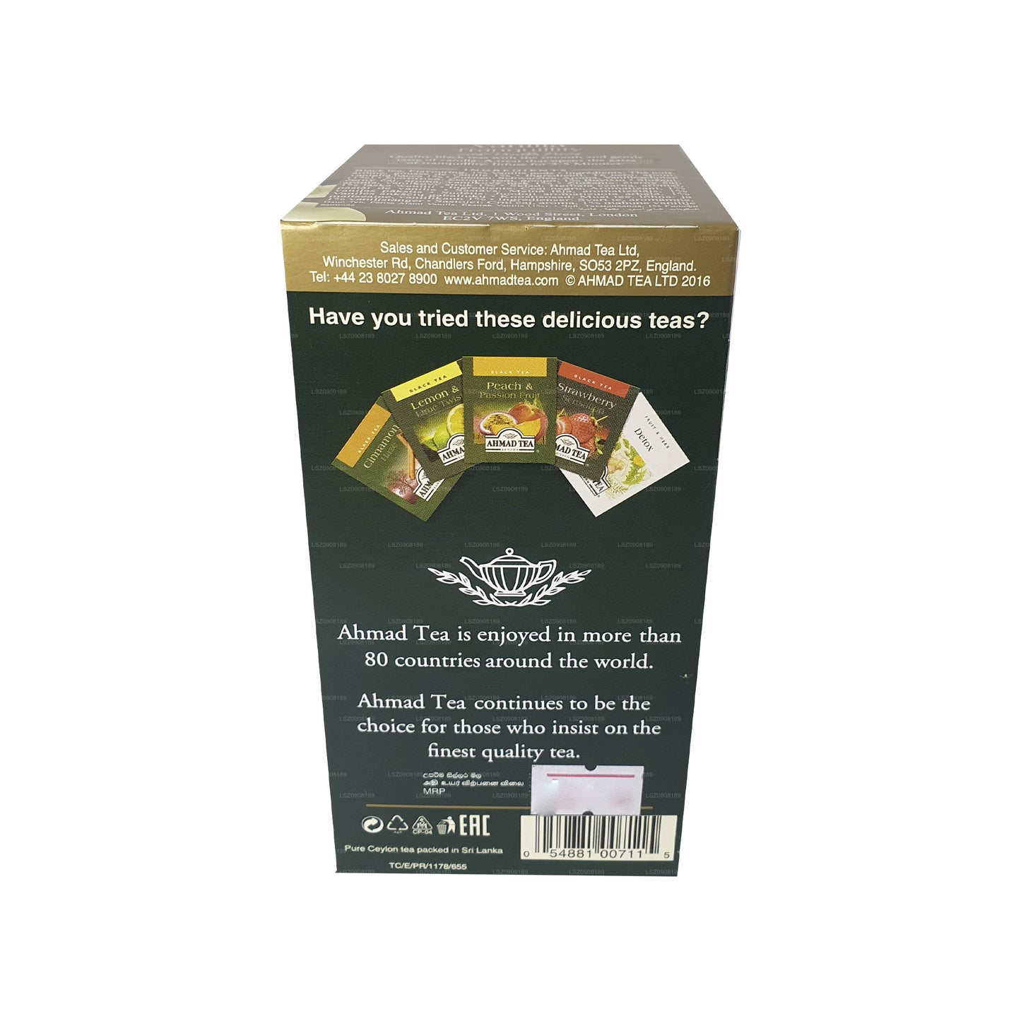 Ahmad Tea Vanilla Tranquility 20 Teebeutel aus Folie (40 g)