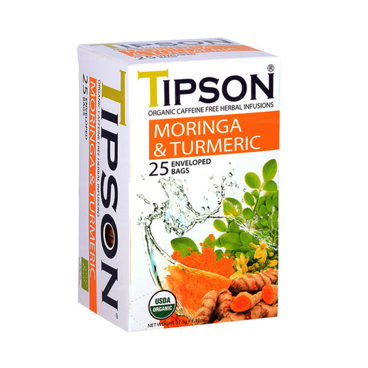 Tipson Tea Bio-Moringa und Kurkuma (37,5 g)