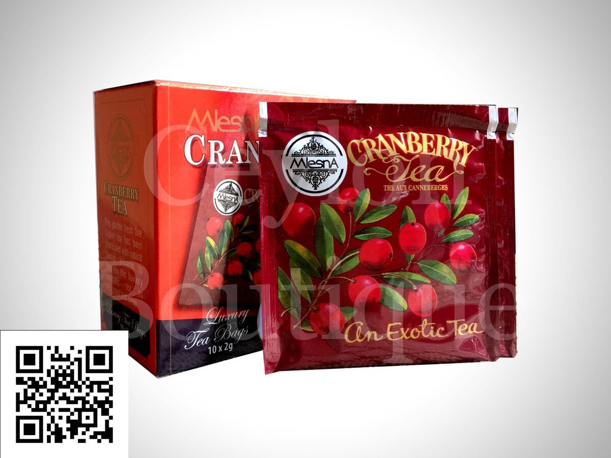 Mlesna Cranberry-Geschmackstee 50g