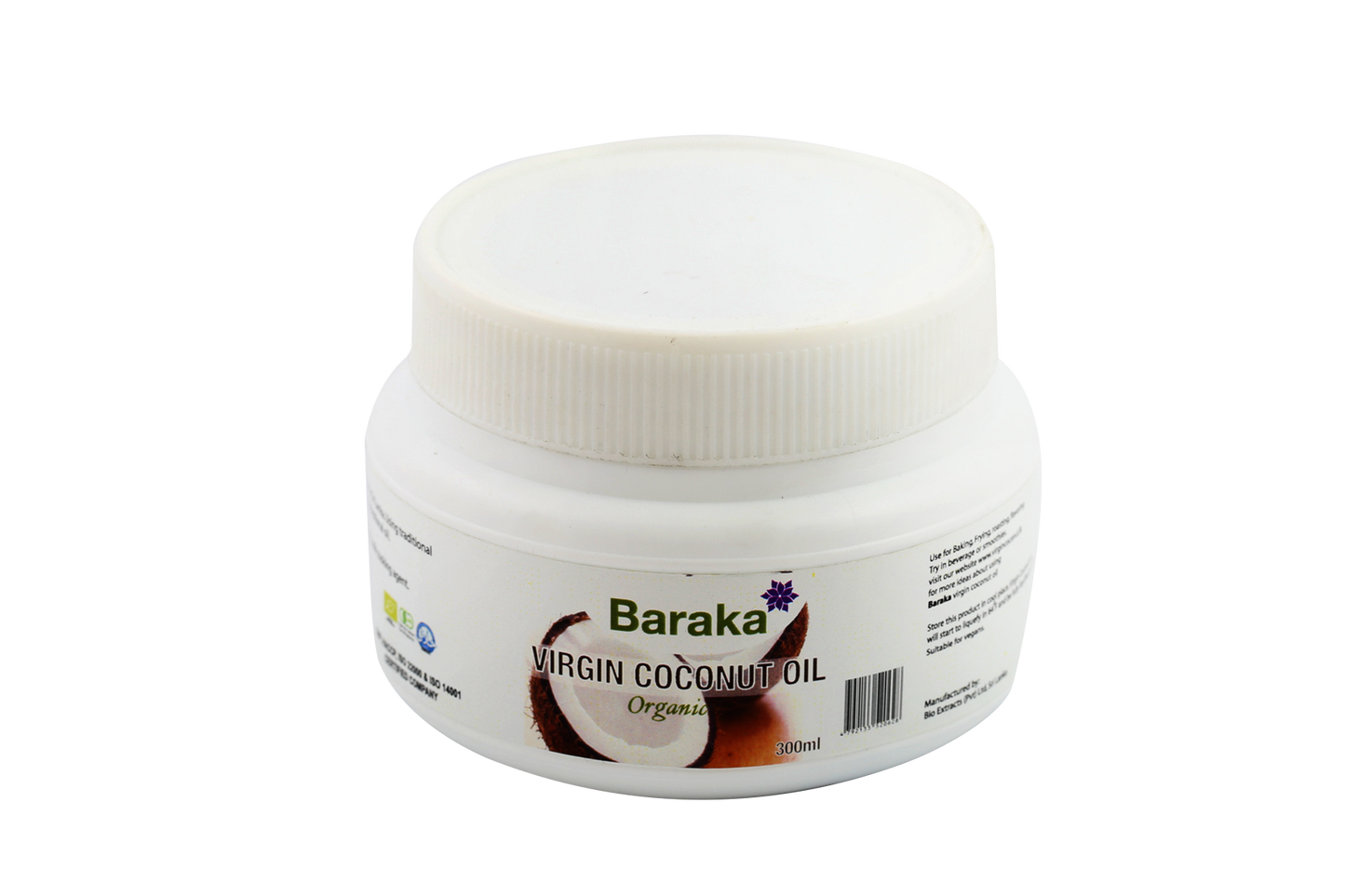 Baraka natives Kokosnussöl (HDPE) (300 ml)